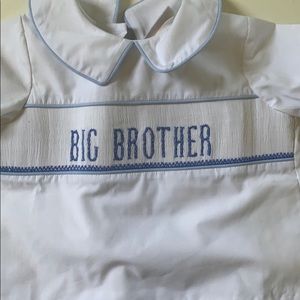 Smocked Big Brother Outfit 24m